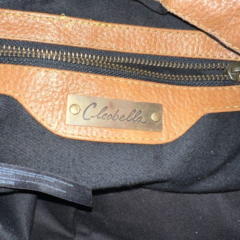 Cleobella Purse Palms Straw Leather Fringe Tote - Picture 3 of 5